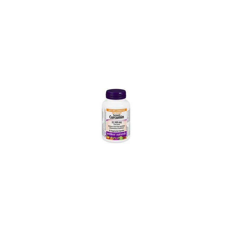 Webber Anti-Inflammation Ultra Strength Turmeric Curcumin 32500 mg 30 Vegetarian Capsules