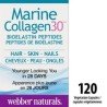 Webber Naturals Marine Collagen30 Bioelastin Peptides Vegetarian Capsules 120’s