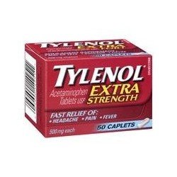 Tylenol Extra Strength Caplets 500mg 50's