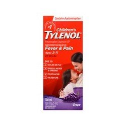 Children’s Tylenol Fever & Pain Grape 100 ml