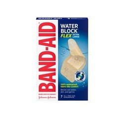 Band-Aid Bandages Water Block Flex Extra Large Ultra-Flexible All One Size 7’s