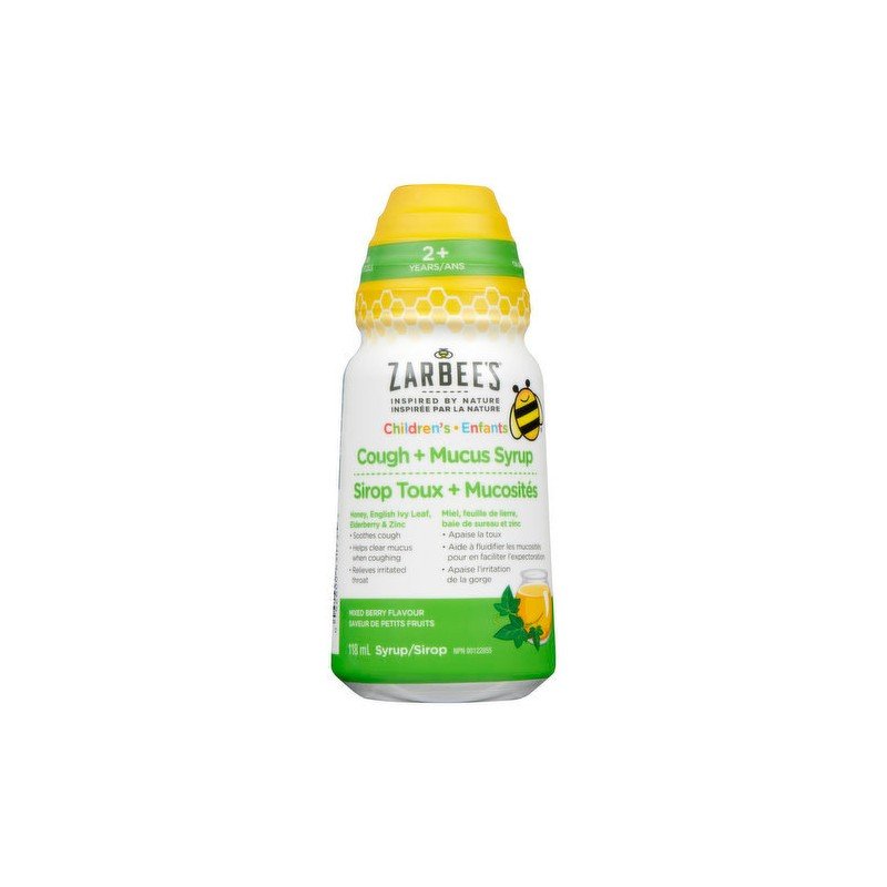 Zerbees Children's Cough + Mucus Syrup 118 ml