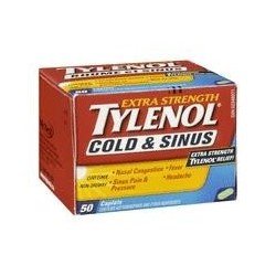 Tylenol Cold & Sinus 50's