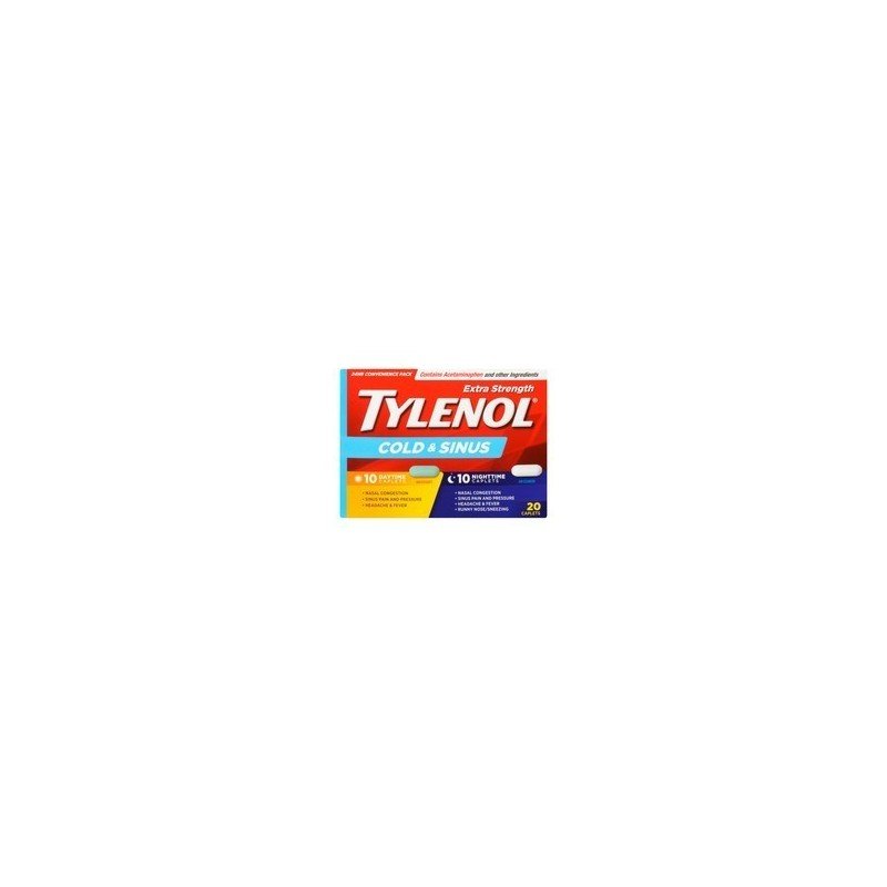 Tylenol Extra Strength Cold & Sinus Day/Night 20 Caplets