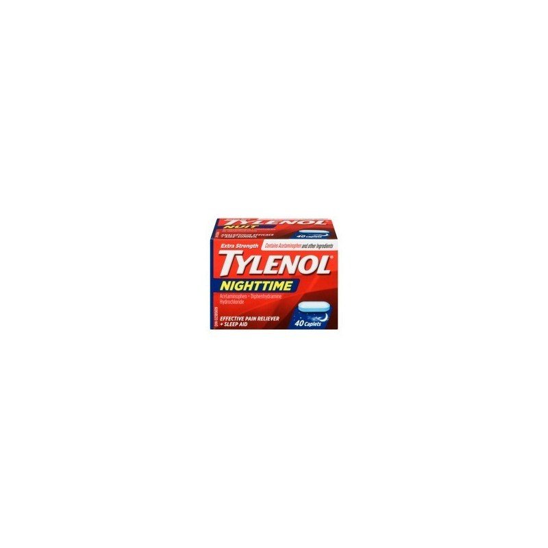 Tylenol Extra Strength Nighttime Pain Relief & Sleep Aid Caplets 40’s