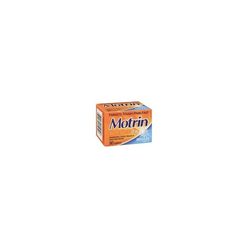 Motrin Ibuprofen Tablets Regular Strength 200 mg 90's