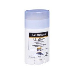 Neutrogena Ultra Sheer Face & Body Sunscreen Stick SPF 50+ 42 g