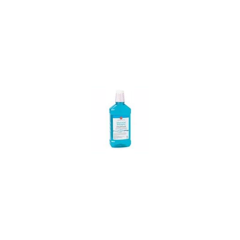 Western Family Blue Mint Antiseptic Mouthwash 1 L