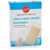 Western Family Clear Water Shield Bandages Assorted 30’s