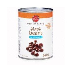 Western Family Black Beans...