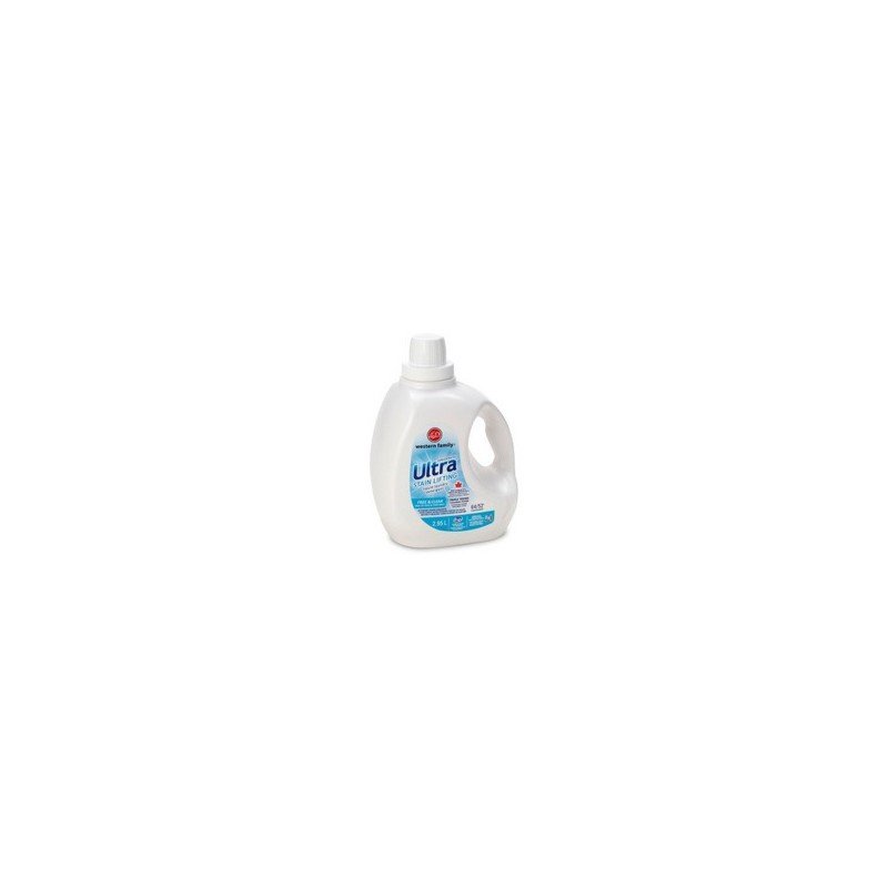 Western Family Liquid Laundry Ultra Stain Lifting Free & Clear 64 Loads