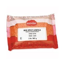 Sundar Red Split Lentils 907 g