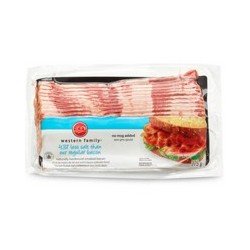 Western Family 43% Less Salt Sliced Bacon 375 g