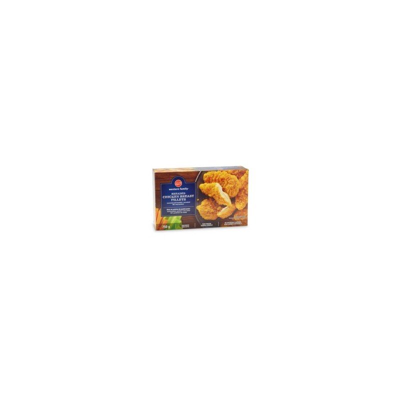 Western Family Breaded Chicken Breast Fillet 750 g