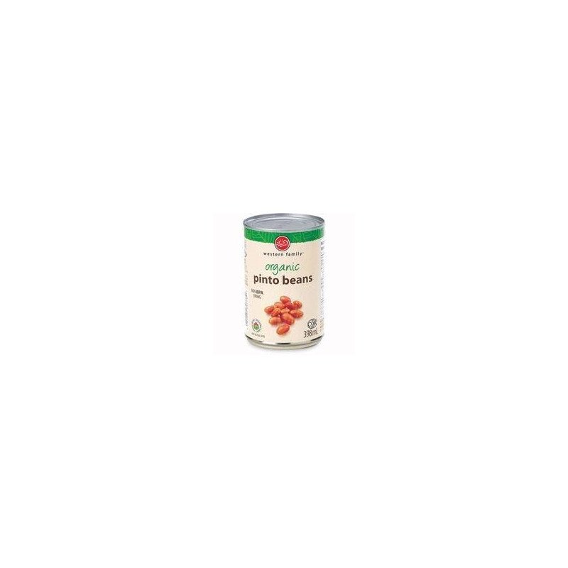 Western Family Organic Pinto Beans 398 ml