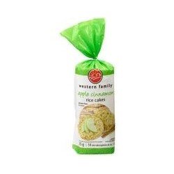 Western Family Apple Cinnamon Rice Cakes 185 g