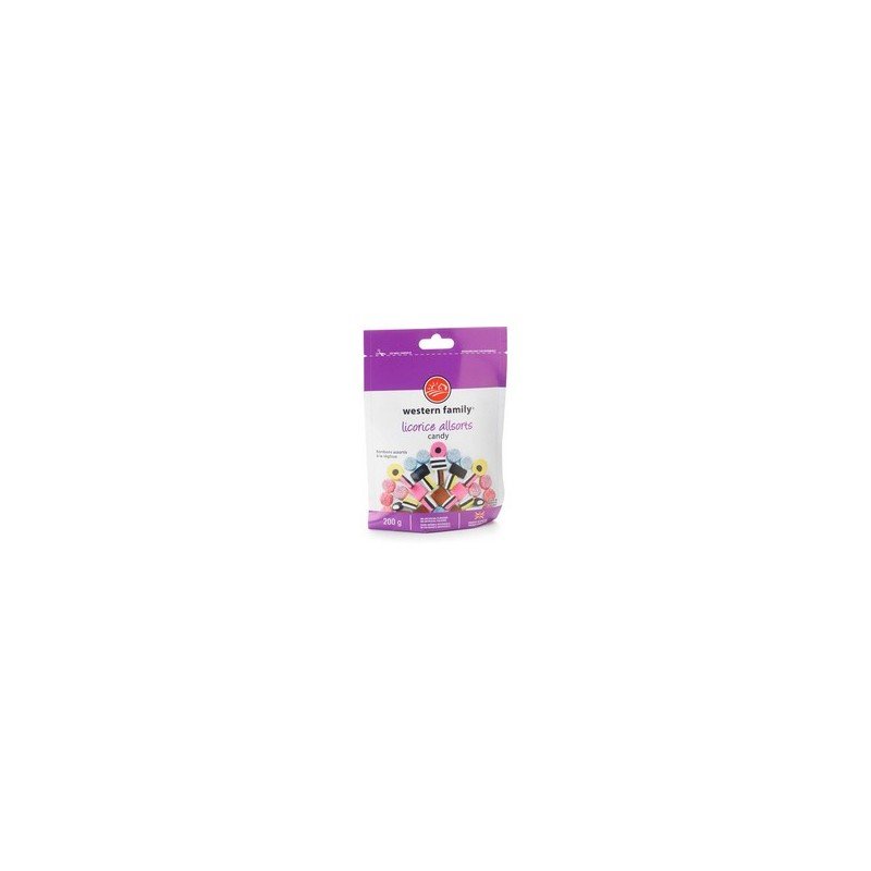 Western Family Licorice Allsorts Candy 200 g