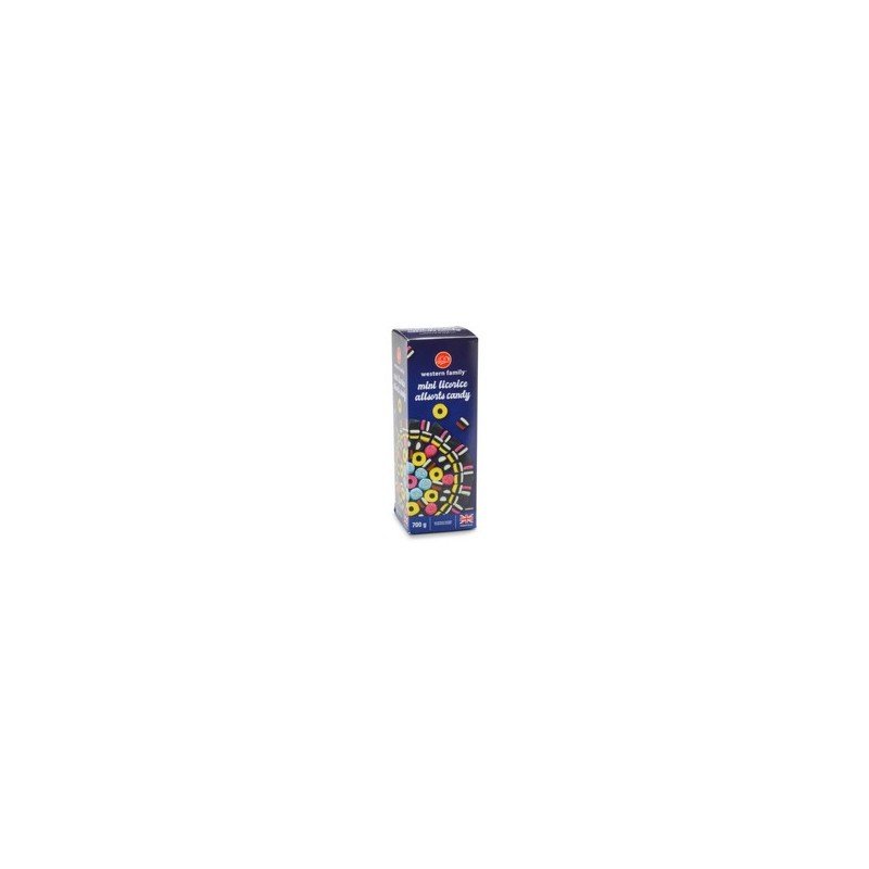 Western Family Mini Licorice Allsorts Candy 700 g