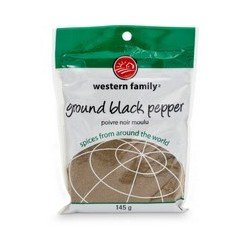Western Family Ground Black Pepper 145 g