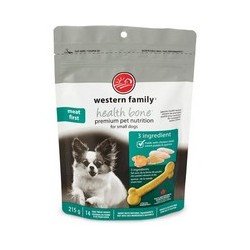 Western Family Health Bone for Small Dogs 3 Ingredients 215 g