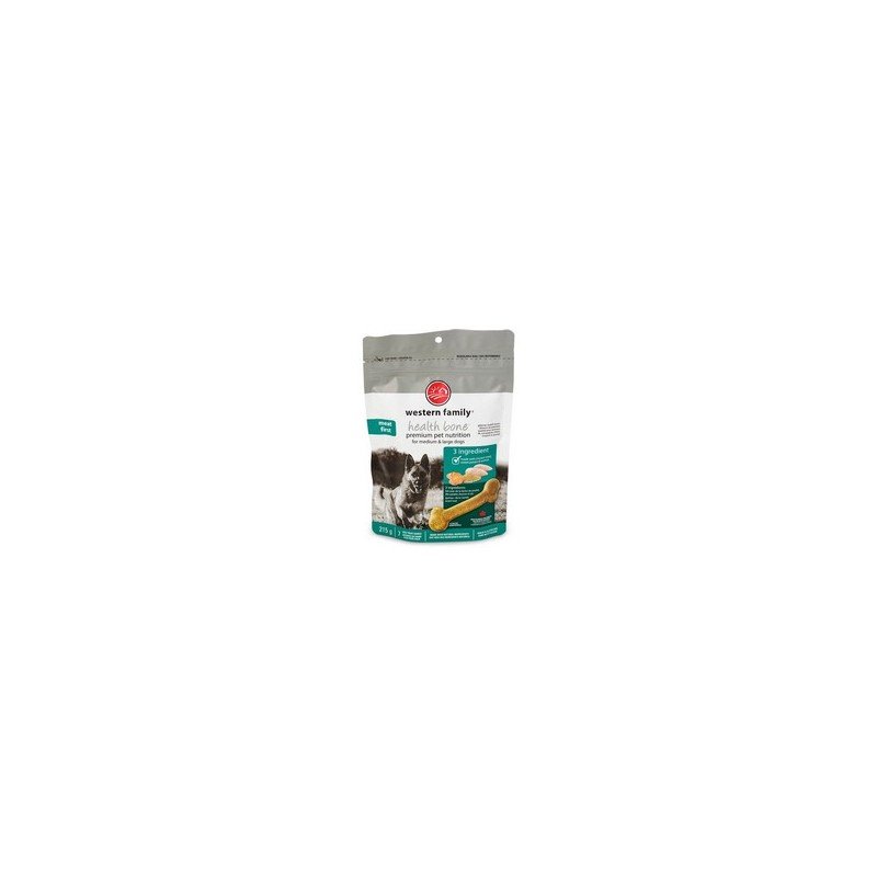 Western Family Health Bone for Medium & Large Dogs 3 Ingredients 215 g