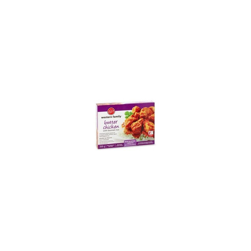 Western Family Butter Chicken with Basmati Rice 350 g