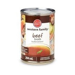 Western Family Beef Broth Condensed Soup 284 ml