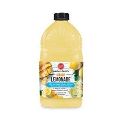Western Family Mango Lemonade Reduced Sugar 1.89 L