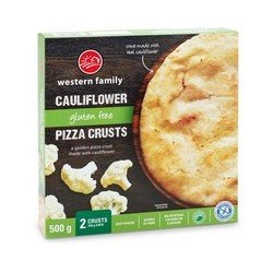 Western Family Cauliflower Gluten Free Pizza Crusts 500 g