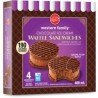 Western Family Chocolate Ice Cream Waffle Sandwiches 4 x 100 ml