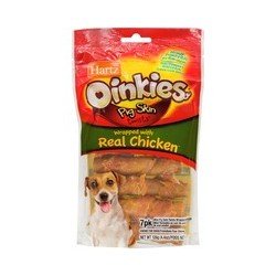Hartz Oinkies Pig Skin Twists with Real Chicken 7’s