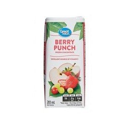 Great Value Berry Punch 283 ml