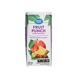 Great Value Fruit Punch 283 ml