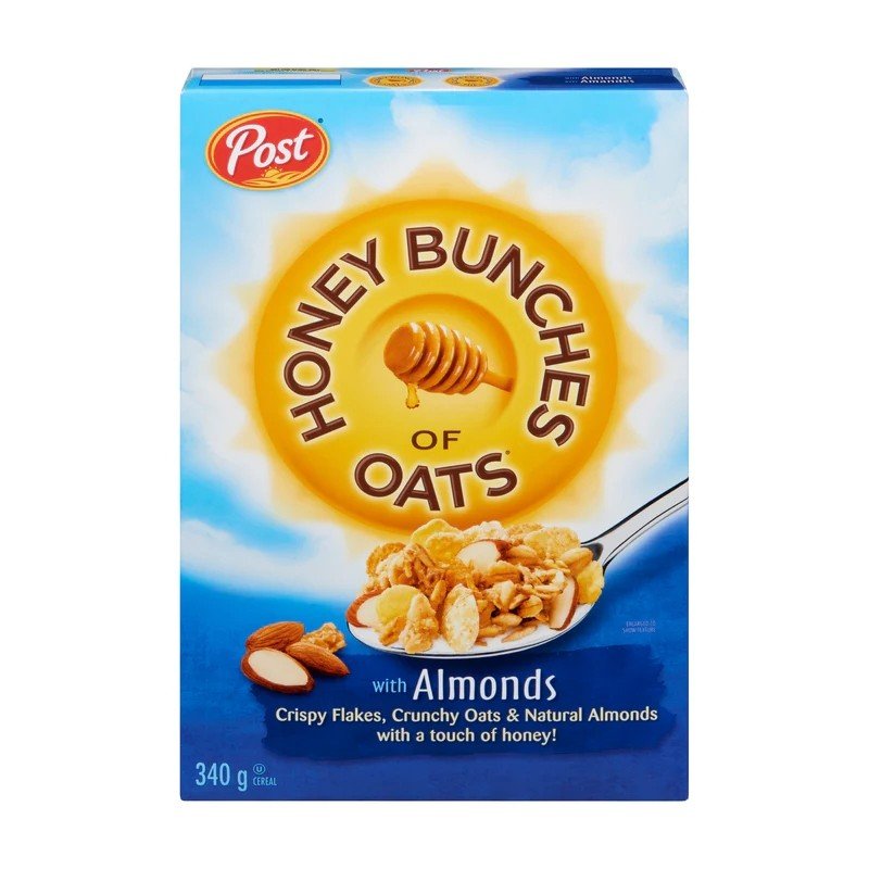 Post Honey Bunches of Oats Almonds Cereal 340 g