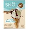 Sno Dairy Free Oat Based Vanilla Sundae Frozen Dessert Cone 3 x 120 ml