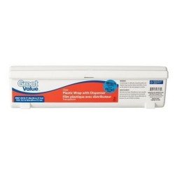 Great Value Clear Plastic Wrap with Dispenser 200 ft