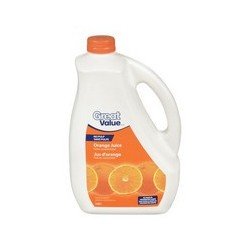 Great Value No Pulp Orange Juice 2.63 L