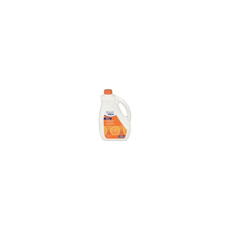 Great Value No Pulp Orange Juice 2.63 L