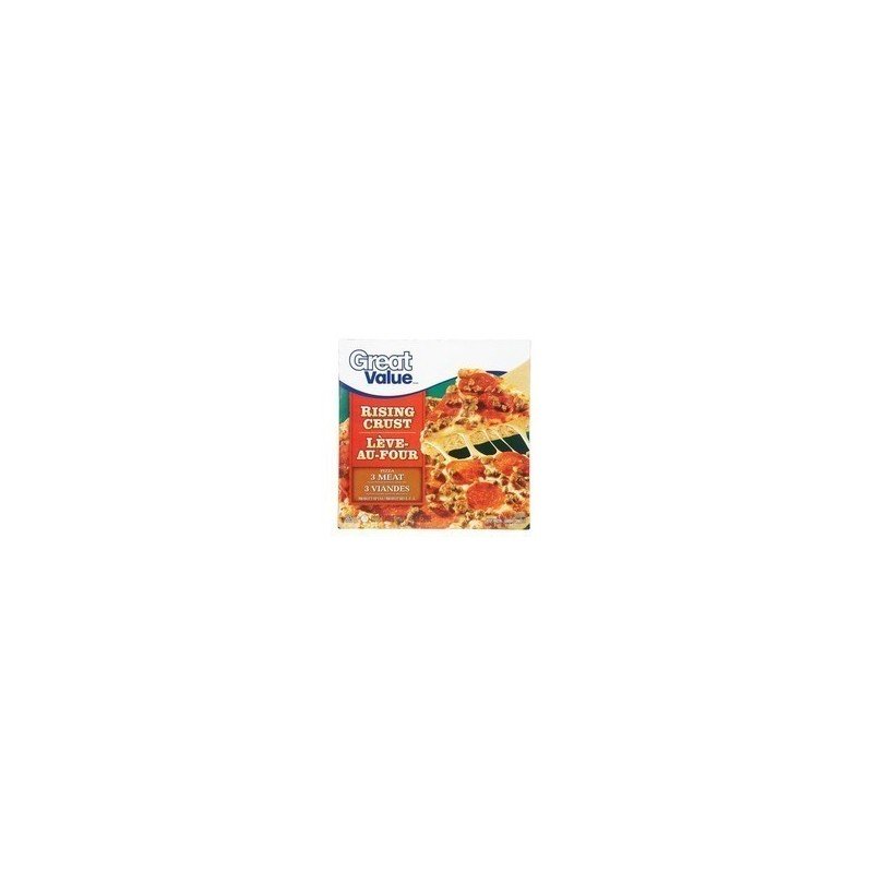 Great Value Rising Crust 3 Meat Pizza 865 g