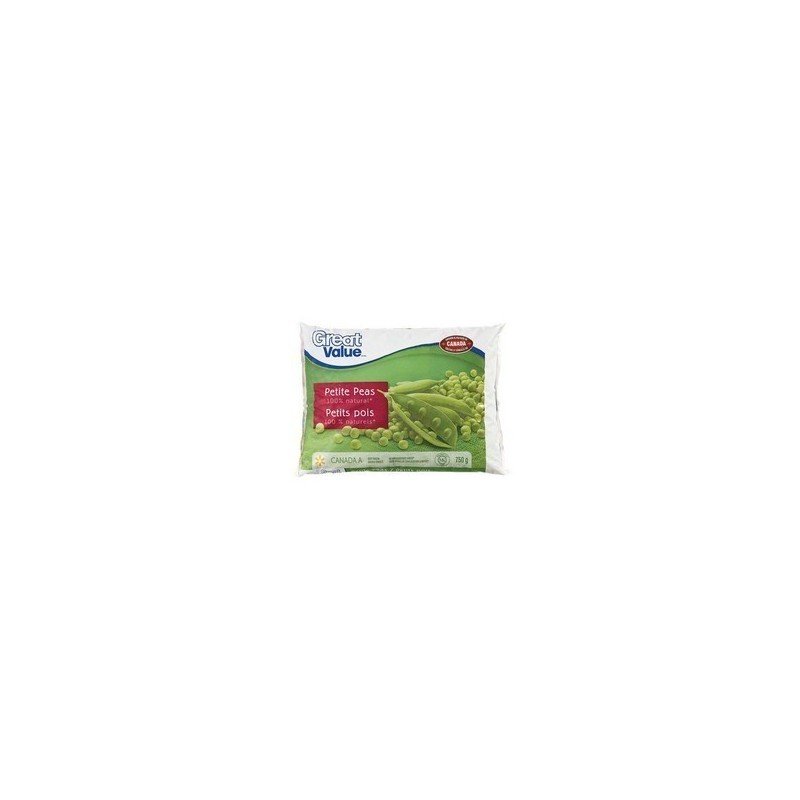 Great Value Frozen Petite Peas 750 g