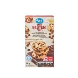 Great Value Gluten Free Chocolate Chip Cookies 250 g
