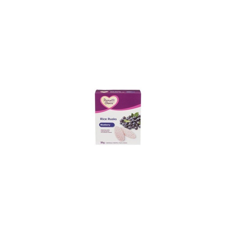 Parent's Choice Rice Rusks Blueberry 50 g