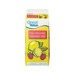 Great Value Pink Lemonade 1.75 L