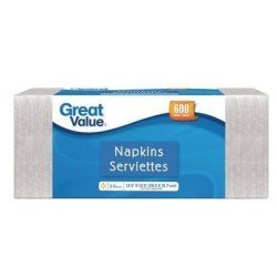 Great Value 1-Ply Napkins...