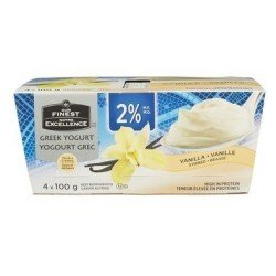 Our Finest Greek Yogurt 2% Vanilla 4 x 100 g