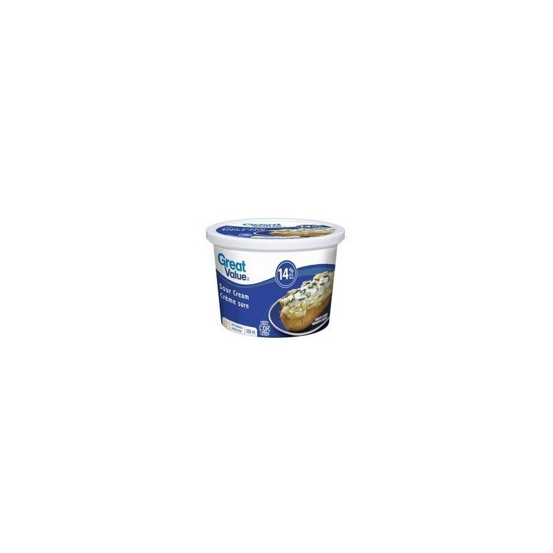 Great Value Regular Sour Cream 14% 500 ml