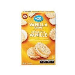 Great Value Vanilla Creme Cookies 300 g