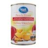 Great Value Peach Slices in Fruit Juice 398 ml