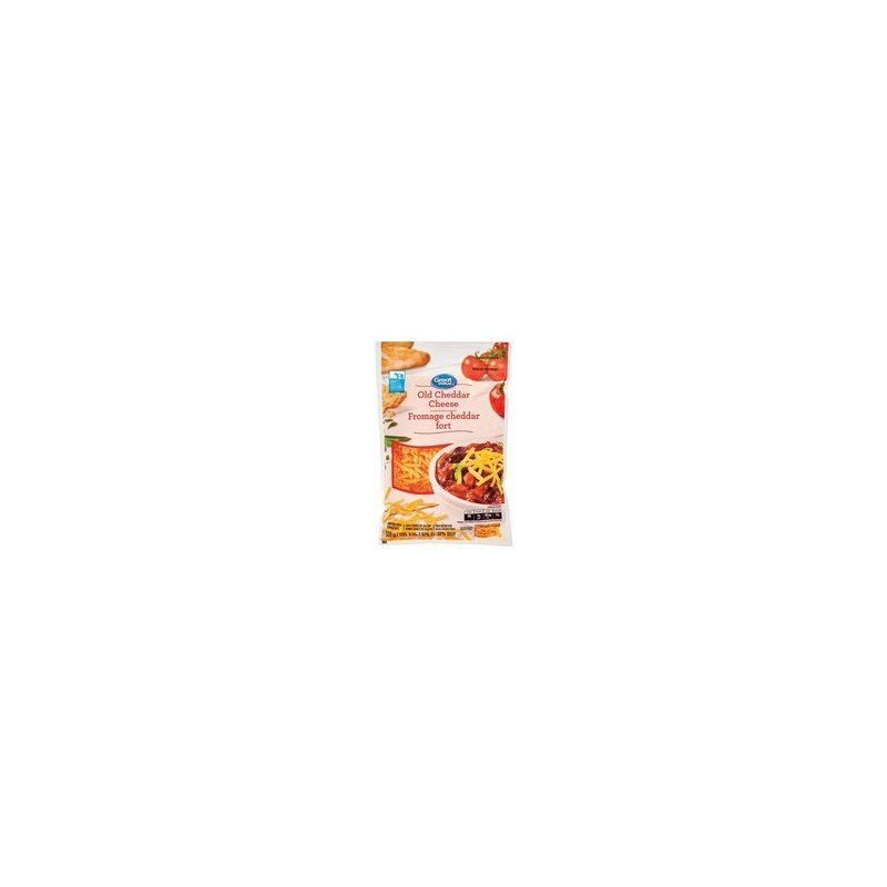 Great Value Old Cheddar Shredded Cheese 320 g