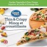 Great Value Thin & Crispy Garden Vegetable & Feta Cheese Pizza 410 g